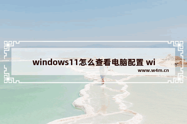 windows11怎么查看电脑配置 windows11查看电脑配置方法