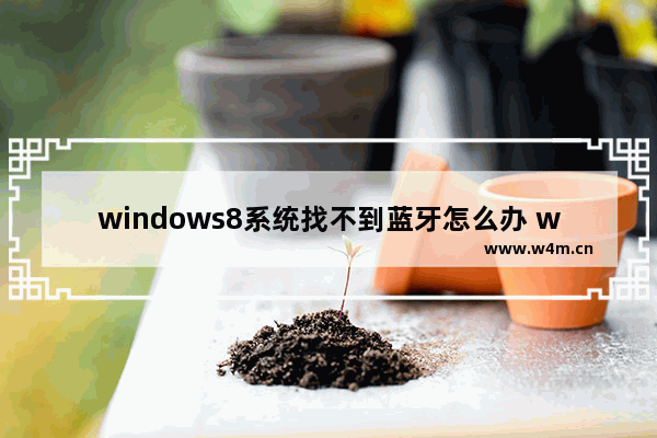 windows8系统找不到蓝牙怎么办 windows8系统找不到蓝牙解决方法