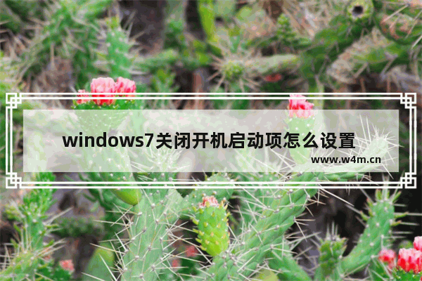 windows7关闭开机启动项怎么设置 windows7关闭开机启动项设置教程