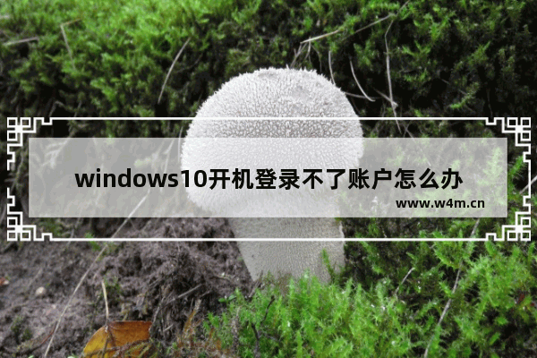 windows10开机登录不了账户怎么办 windows10开机登录不了账户解决办法