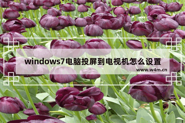 windows7电脑投屏到电视机怎么设置 windows7电脑投屏到电视机如何设置