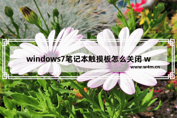 windows7笔记本触摸板怎么关闭 windows7笔记本触摸板关闭教程