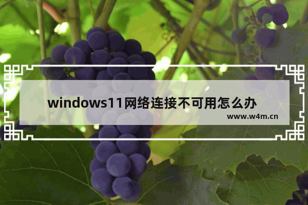 windows11网络连接不可用怎么办 win11系统无法连接网络解决办法