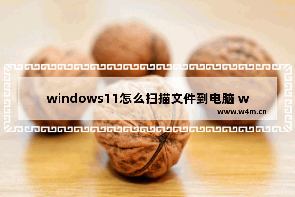 windows11怎么扫描文件到电脑 win11系统怎么扫描文件到电脑上