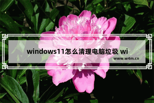 windows11怎么清理电脑垃圾 windows11清理电脑垃圾教程