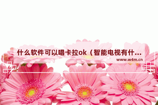 什么软件可以唱卡拉ok（智能电视有什么好用的K歌软件）