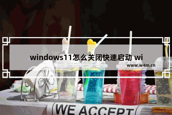 windows11怎么关闭快速启动 windows11关闭快速启动教程