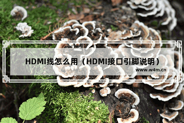 HDMI线怎么用（HDMI接口引脚说明）