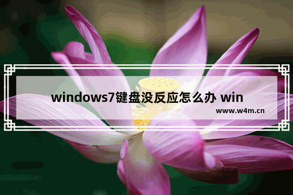 windows7键盘没反应怎么办 windows7键盘没反应解决方法