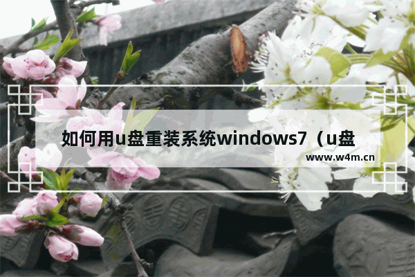 如何用u盘重装系统windows7（u盘装windows7系统步骤图解）