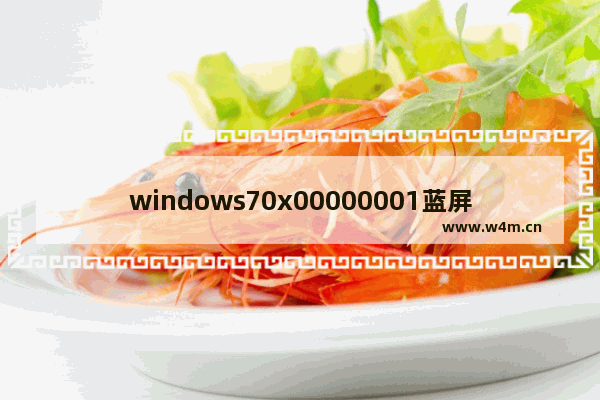 windows70x00000001蓝屏怎么办 windows70x00000001蓝屏解决方法