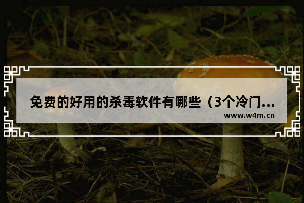 免费的好用的杀毒软件有哪些（3个冷门但功能强大且免费的杀毒软件）