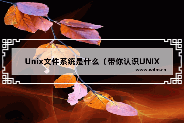 Unix文件系统是什么（带你认识UNIX操作系统基础知识）