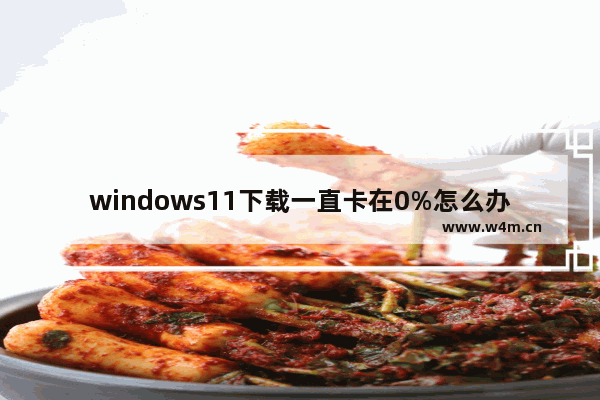 windows11下载一直卡在0%怎么办 windows11下载一直卡在0%解决办法