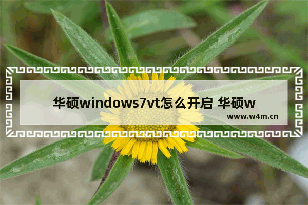 华硕windows7vt怎么开启 华硕windows7怎么开启方法