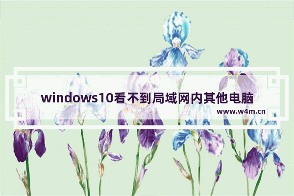 windows10看不到局域网内其他电脑怎么办 windows10看不到局域网内其他电脑解决办法