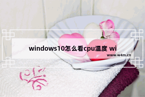 windows10怎么看cpu温度 windows10看cpu温度方法