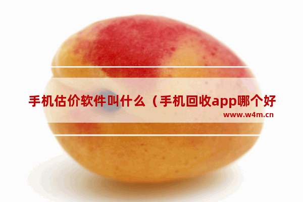 手机估价软件叫什么（手机回收app哪个好）