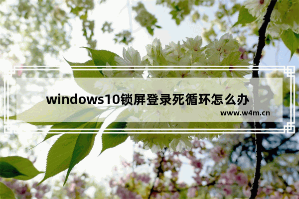 windows10锁屏登录死循环怎么办 windows10锁屏登录死循环解决办法