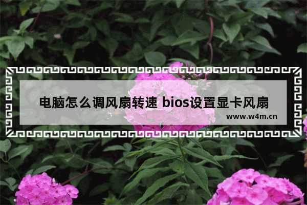 电脑怎么调风扇转速 bios设置显卡风扇转速