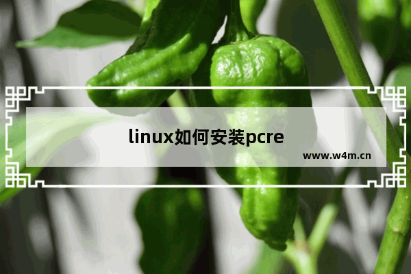 linux如何安装pcre