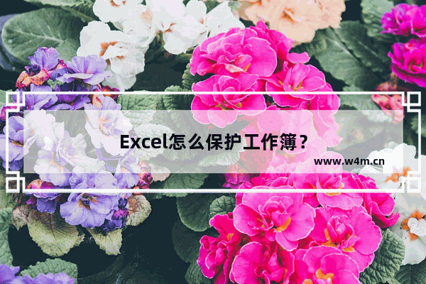 Excel怎么保护工作簿？