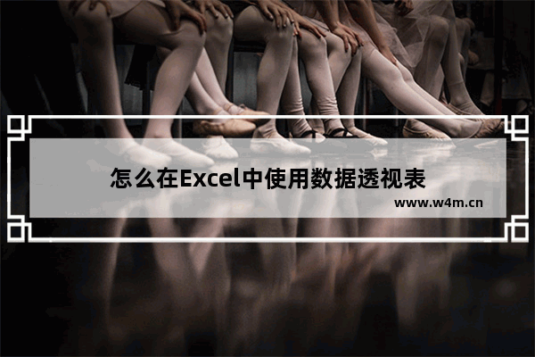 怎么在Excel中使用数据透视表