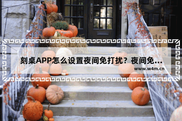 刻桌APP怎么设置夜间免打扰？夜间免打扰设置方法讲解