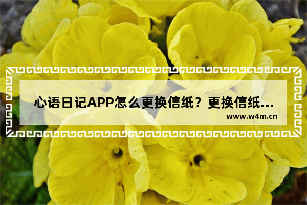 心语日记APP怎么更换信纸？更换信纸的方法说明