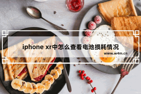 iphone xr中怎么查看电池损耗情况？iphone xr电池损耗情况查看步骤一览