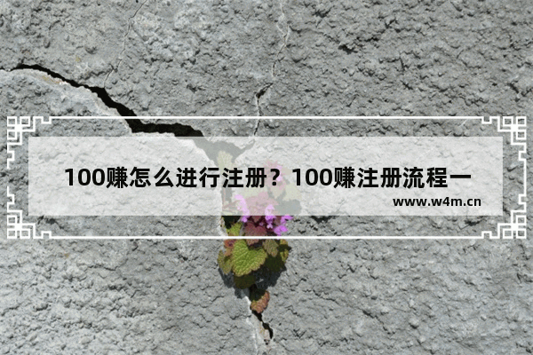 100赚怎么进行注册？100赚注册流程一览