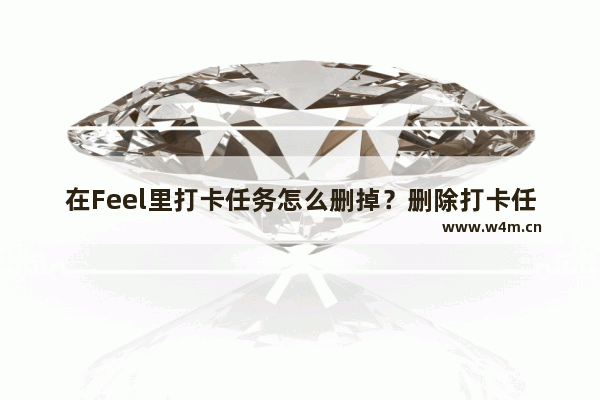 在Feel里打卡任务怎么删掉？删除打卡任务的方法说明