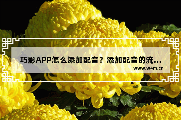 巧影APP怎么添加配音？添加配音的流程一览