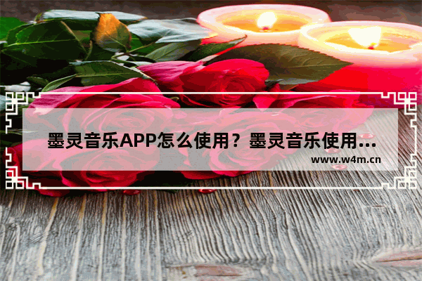 墨灵音乐APP怎么使用？墨灵音乐使用方法说明