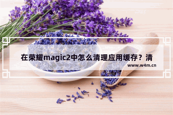 在荣耀magic2中怎么清理应用缓存？清理应用缓存的方法讲解