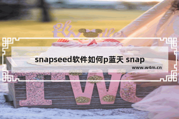 snapseed软件如何p蓝天 snapseed软件蓝天制作流程介绍