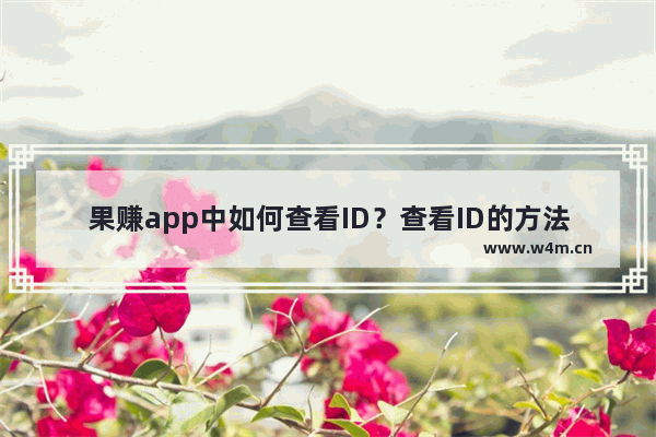 果赚app中如何查看ID？查看ID的方法一览