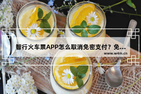 智行火车票APP怎么取消免密支付？免密支付取消方法说明