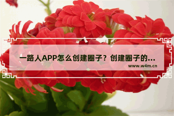 一路人APP怎么创建圈子？创建圈子的流程说明