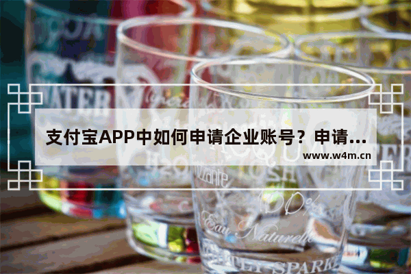 支付宝APP中如何申请企业账号？申请企业账号的流程分享