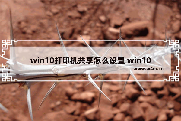 win10打印机共享怎么设置 win10打印机共享方法一览