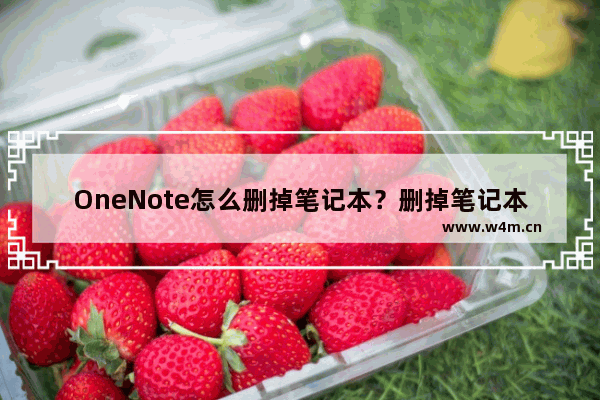 OneNote怎么删掉笔记本？删掉笔记本操作过程介绍