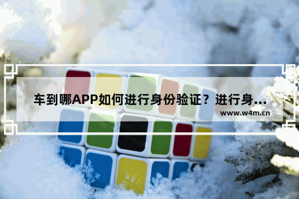 车到哪APP如何进行身份验证？进行身份验证的具体方法分享