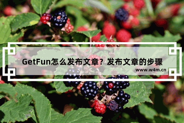 GetFun怎么发布文章？发布文章的步骤一览