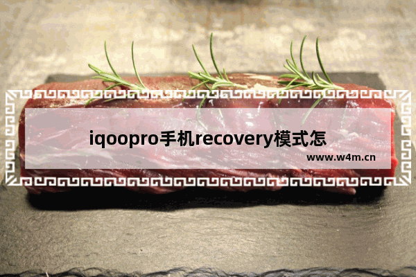 iqoopro手机recovery模式怎么进入 recovery模式进入方法