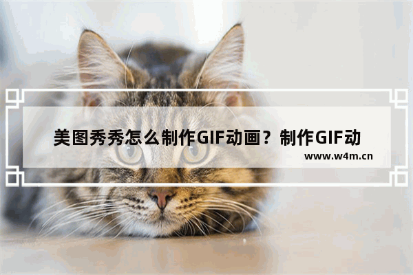 美图秀秀怎么制作GIF动画？制作GIF动画操作流程详解