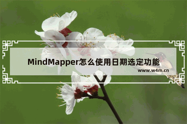 MindMapper怎么使用日期选定功能 MindMapper日期选定功能介绍