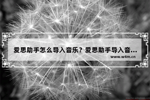 爱思助手怎么导入音乐？爱思助手导入音乐流程介绍