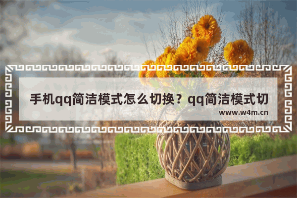 手机qq简洁模式怎么切换？qq简洁模式切步骤分享