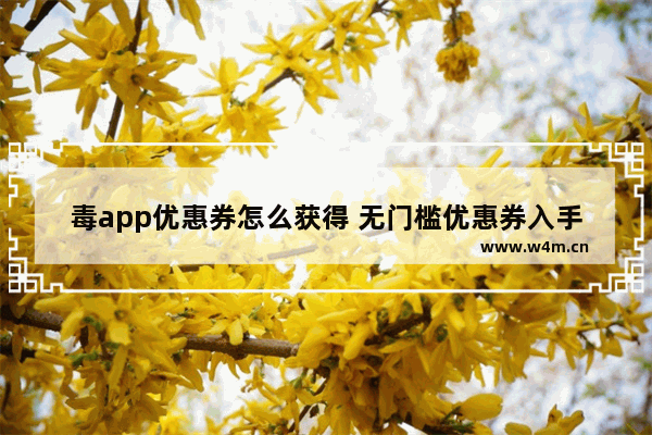 毒app优惠券怎么获得 无门槛优惠券入手条件分享